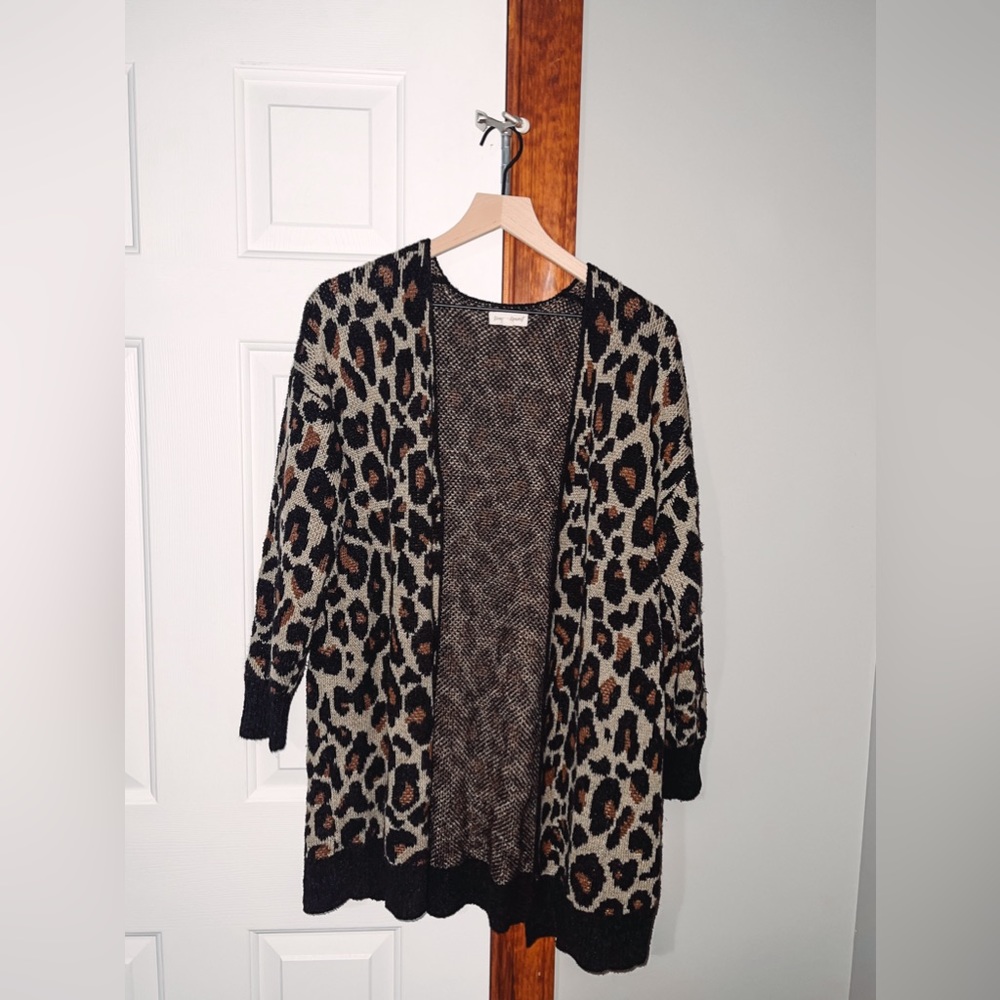 Song n Spirit Cheetah Cardigan